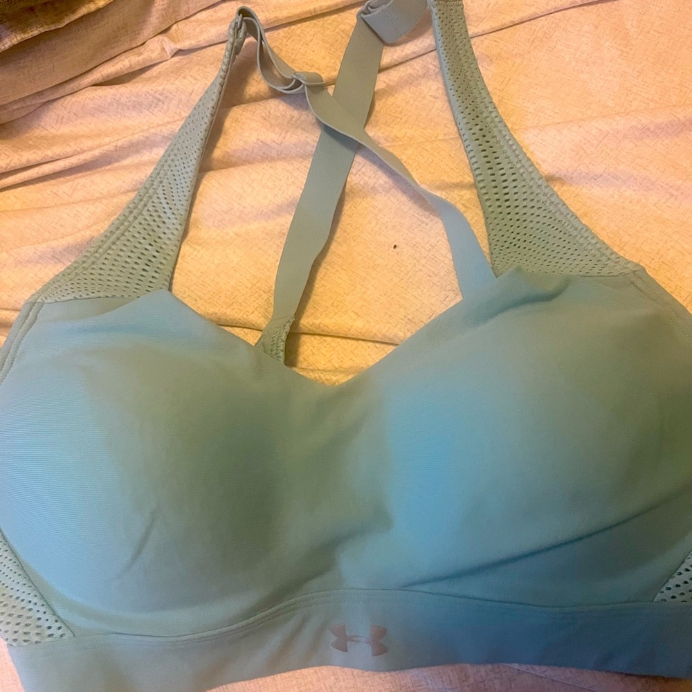 Under armor blue bra